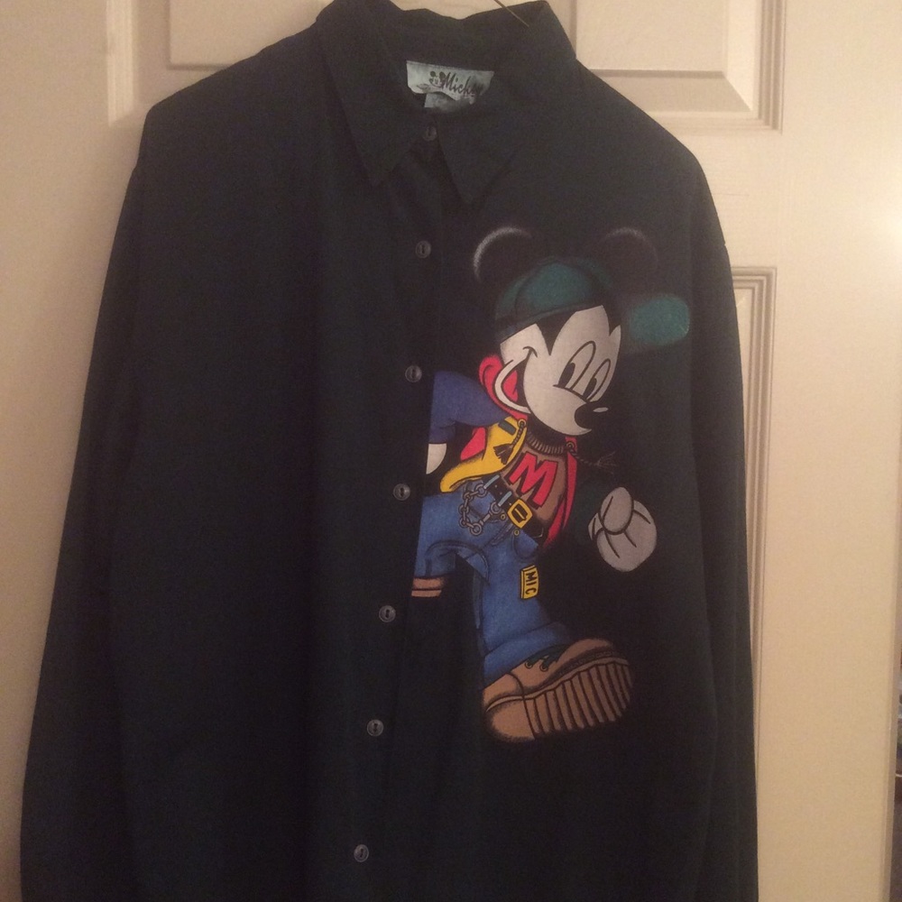 Mickey by Jerry Leigh Vintage Button Up Shirt
